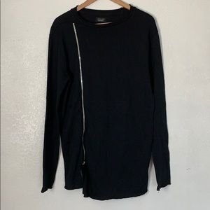 Men’s Zara Fashion Shirt with Zipper 100% Cotton